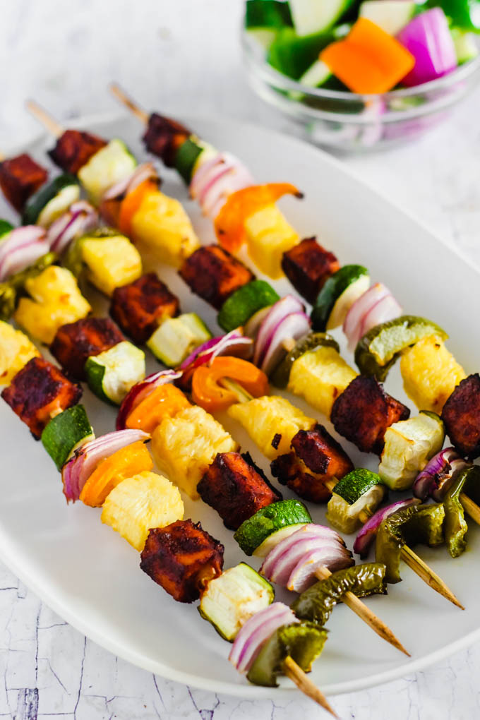 Tofu-Vegetable Kebabs
