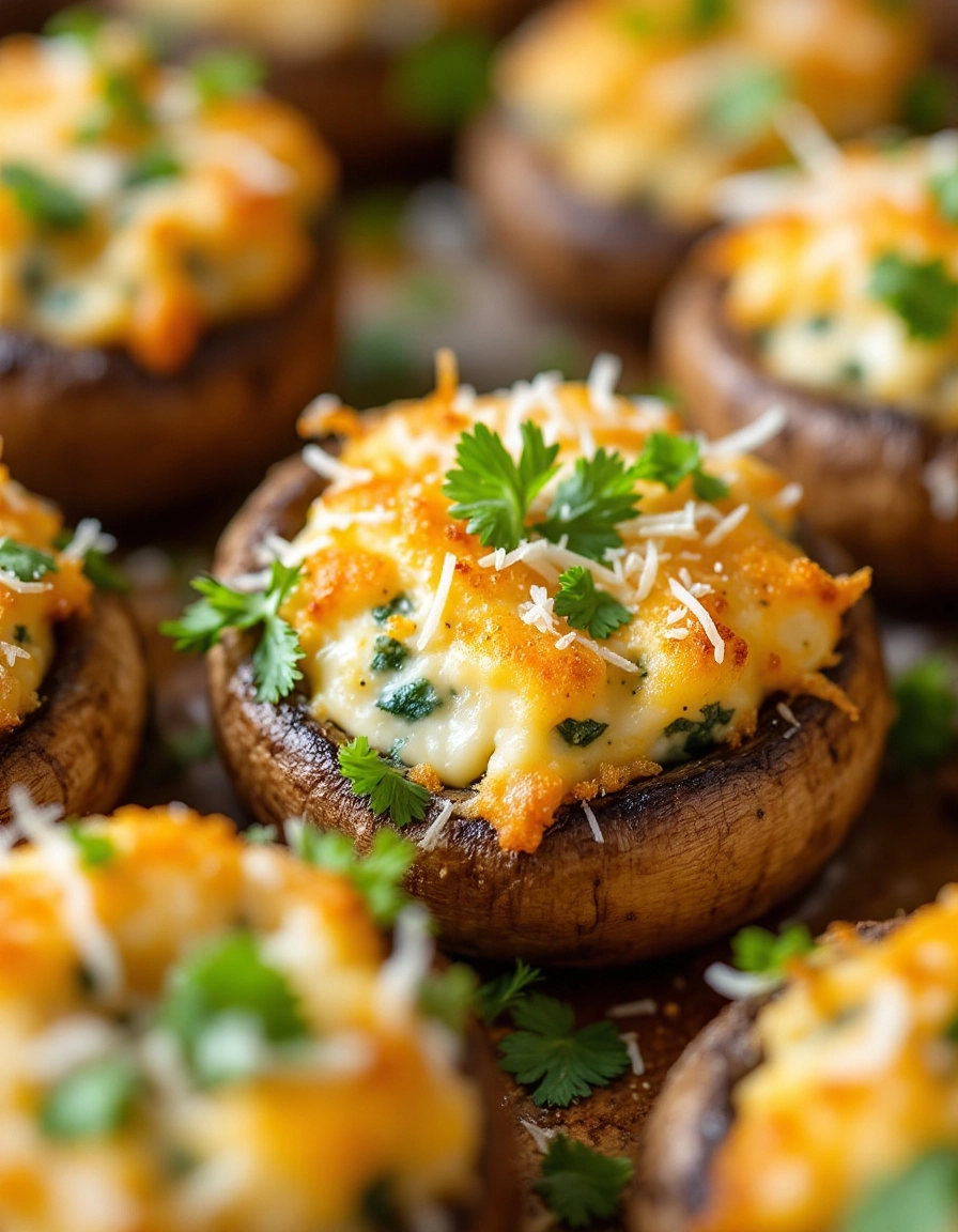 Appetizers-Easy Stuffed Mushrooms