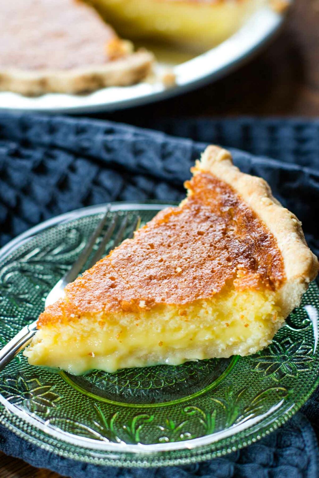 Buttermilk Pie With Gingersnap Crumb Crust